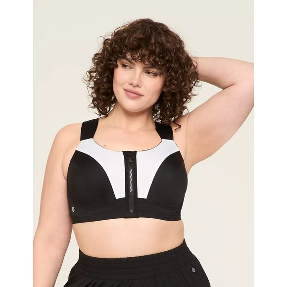Lane Bryant Other - LIVI Max Support Comfort Zip-Front Underwire Bra Size 42DD